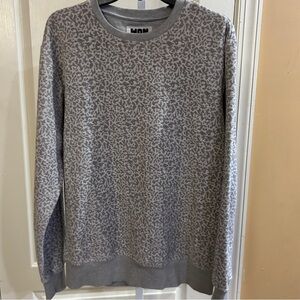 WON Woolf Originals New York Men’s Textured Knit Crewneck Sweater – Size Large